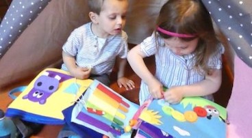 Libros de tela sensorial para bebe - Juegos de estimulación para bebes